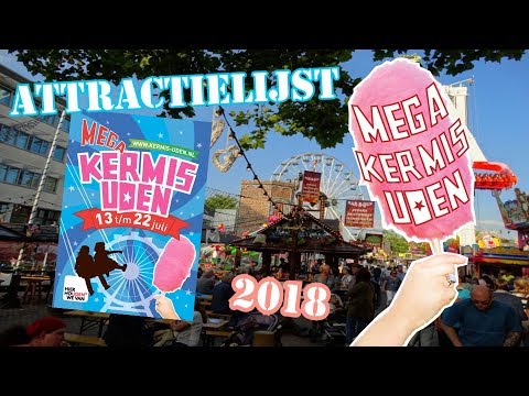 Attractielijst kermis Uden 2018 - Met spectaculair vermaak!?