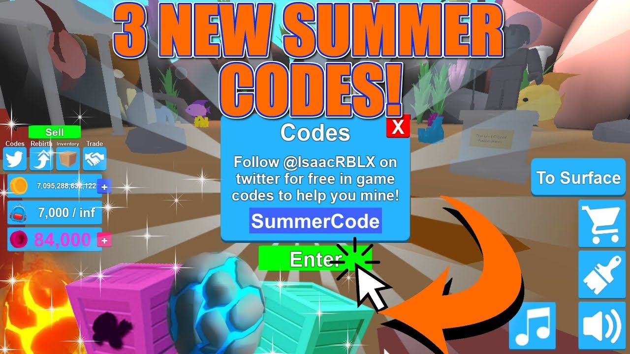 Mining Simulator 3 New Codes Roblox - youtube roblox mining simulator codes