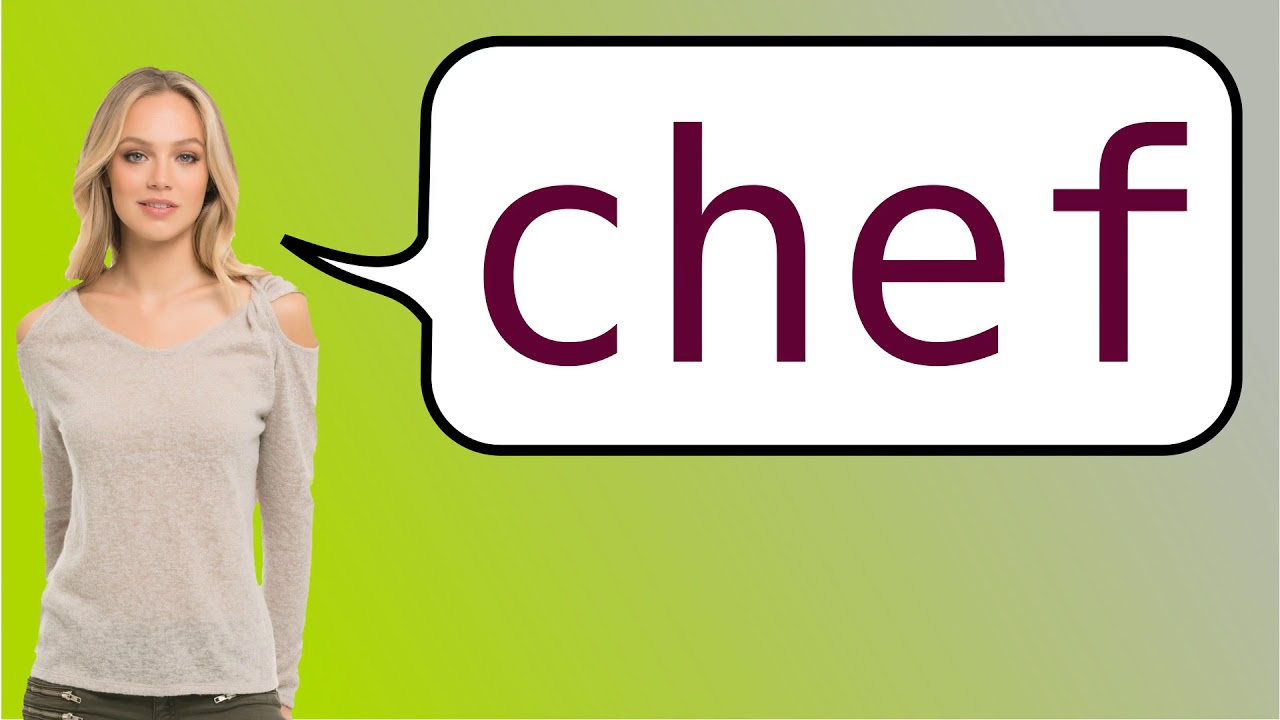 How To Say chief In French YouTube