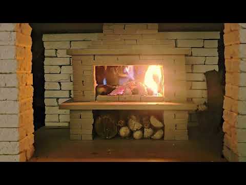 Mini Brick BBQ Grill – Real Fire Burning | Full Mini Construction