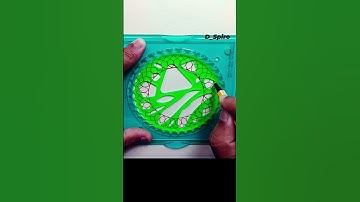Simple Spirograph design Satisfying ASMR Video #shorts #ytshorts #viral