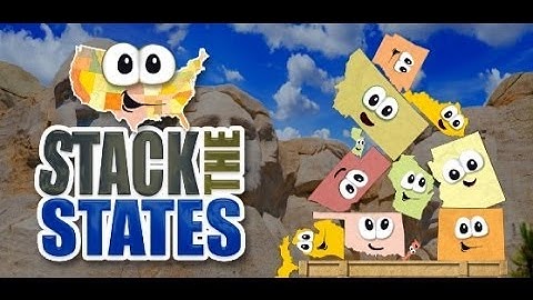 Stack The States iPhone App Review (Demo) (Walkthrough)