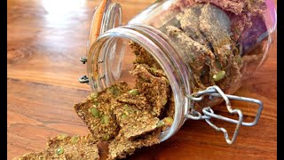 What Do To With Juice Pulp - Veggie Pulp Crackers Recipe