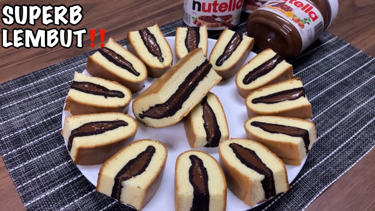 Kek tapak kuda nutella