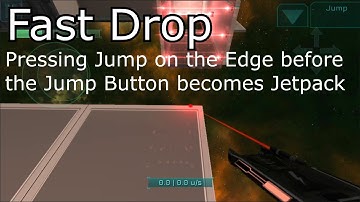 Fractal Space PE - Weird Fast-Drop Bug (pressing jump on edges, with jetpack)