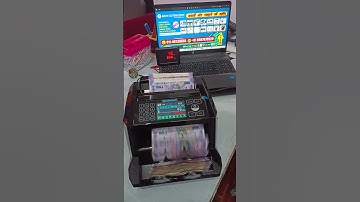 #trending Currency Counting Machine With Fake Note Detection #howtouse #bankuse #currency #detection