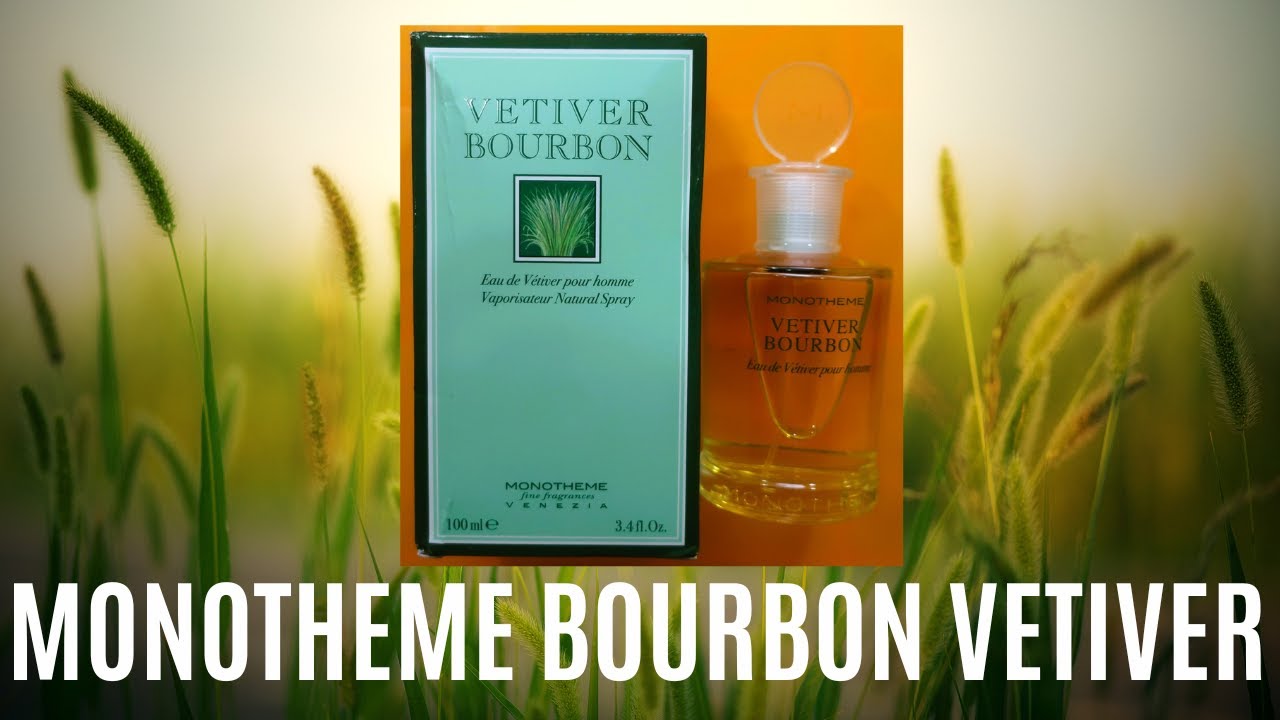 Monotheme Vétiver Bourbon Eau De Toilette Für Männer – 100 Ml, Holzig-frischer Duft Mit Vetiver & Zitrusnoten