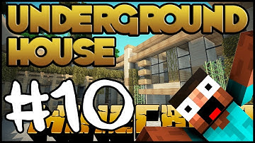 Minecraft Lets Build HD: Underground House - Part 10
