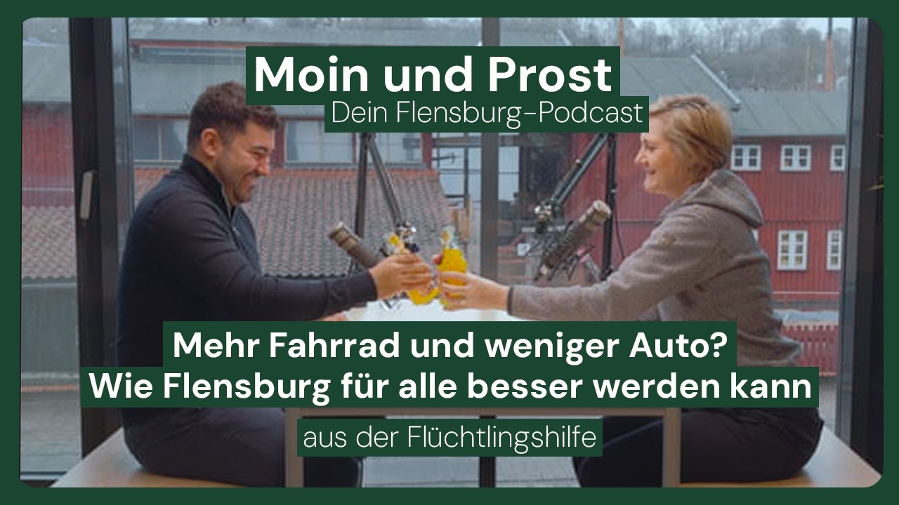 Mehr Fahrrad und weniger Auto? Wie Flensburg für alle besser werden kann - aus der Flüchtlingshilfe