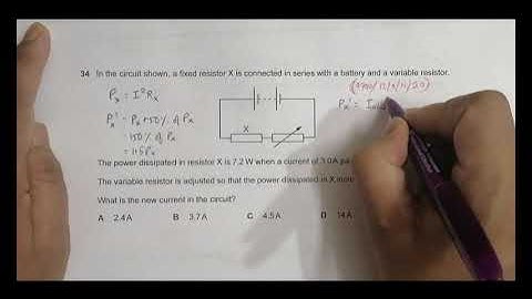2020 CAIE AS & A level October November Physics Paper 12 Q N 34 (9702/12/O/N/20) by Sajit C Shakya
