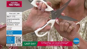 Improvements 9in1 Multifunctional Scissors  Set of 2