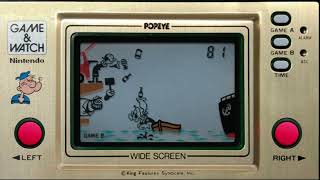 게임 앤 워치: 뽀빠이 (Game & Watch: PP-23 Popeye) 플레이 영상