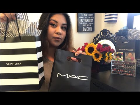 SEPHORA, MAC & ULTA HAUL | birthday haul 🎂🖤|