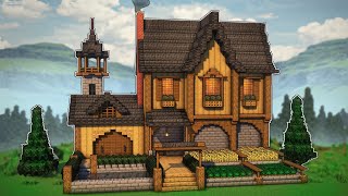 Minecraft: How To Build A Medieval Survival House | Tutorial