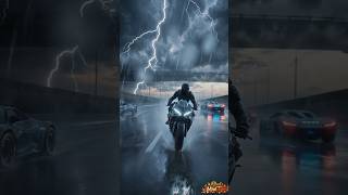 He Followed the Signal Into the Storm |🌩️ Cyberpunk Cinematic #stormrider #rider#ai