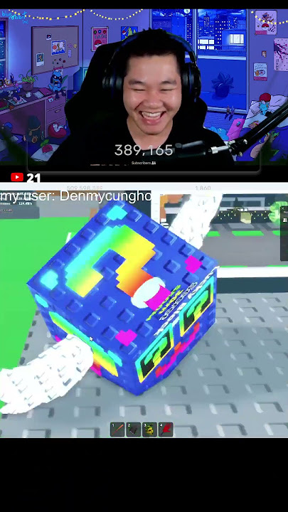 How bro now I'm fake Luckyblock  #roblox #stealabrainrot