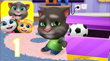 My Talking Tom Friends - Gameplay Walkthrough - Part 1 - Tutorial (iOS,Android)