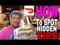 How to spot HIDDEN TIPS from Key Restaurants - MULTI-APP w DoorDash & UberEats #WeCanDoThat