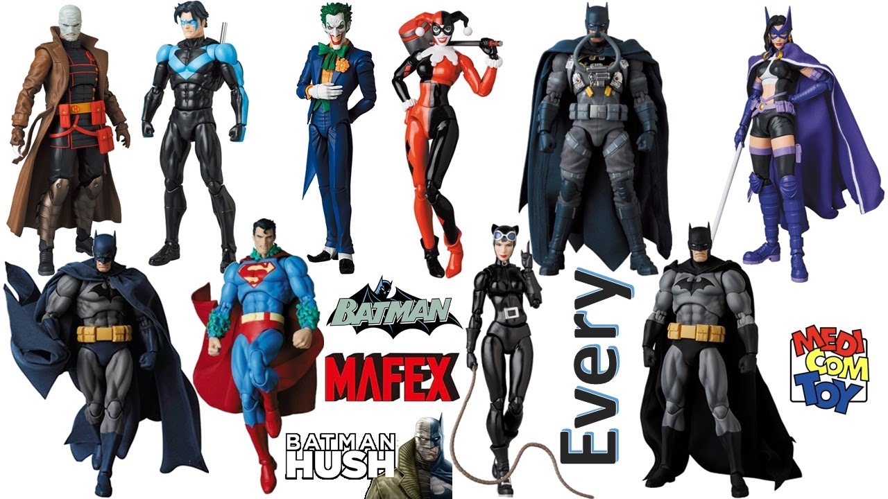 see newer video** Every MAFEX Medicom Batman Hush Comparison List - YouTube