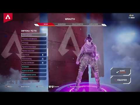 ALL WRAITH SKINS APEX LEGENDS 04/21