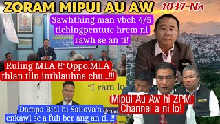 Zoram Mipui Au Aw 1037-Na| Dampa bial lam hawi ang aw| 12.10.2025