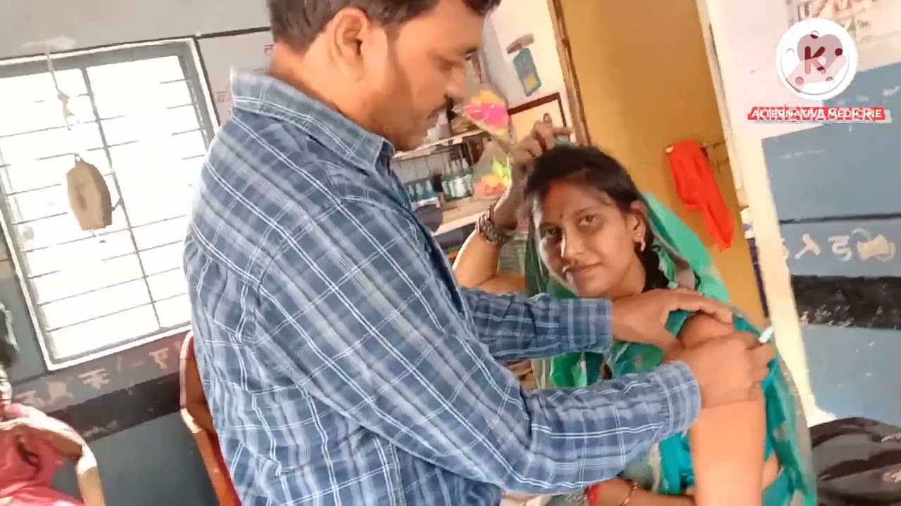 गर्भवती जांच एवं इंजेक्शन, routine check up and injection of pregnant women.