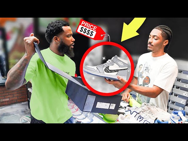 I Tried To Sell Fake Dior Jordan 1s At Sneaker Stores 