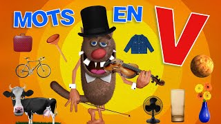 Foufou - Mots commençant par V pour les enfants (Learn words starting with V for kids) 4k