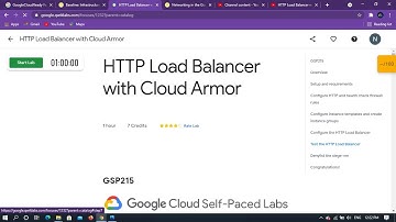 Qwiklab: HTTP Load Balancer with Cloud Armor[GSP215]
