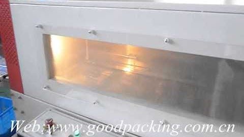 Continuous motion fast speed shrink wrapping machine for toothpaste