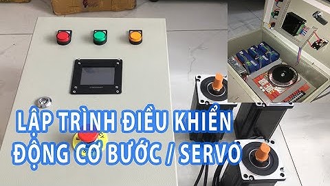 TỦ ĐIỀU KHIỂN 3 ĐỘNG CƠ BƯỚC, LẬP TRÌNH MÁY THEO YÊU CẦU