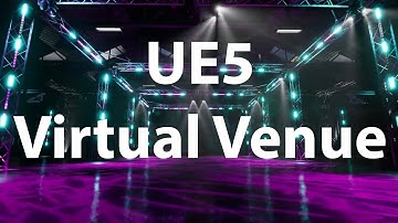 I built a virtual music venue in Unreal Engine 5