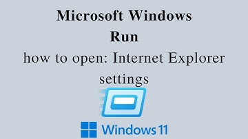 how to open: "Internet Explorer settings" using windows run