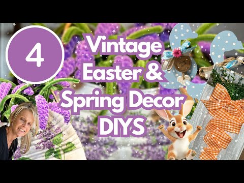 4 *NEW* Spring & Easter Diy Decor Ideas - High End Easter On A Budget