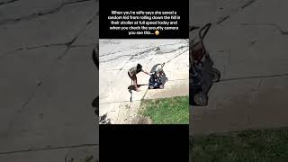 Wife saves baby...caught on camera