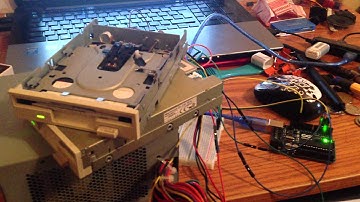 Arduino singing Floppy drive test #1