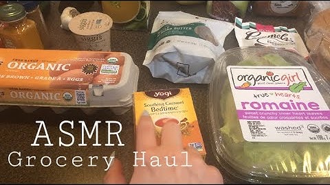 ASMR | Grocery Haul | Camera Tapping