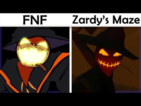 Zardy Jumpscares: FNF Mod VS Zardy's Maze