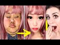 Viral Asian MAKEUP TRANSFORMATION Tutorial !