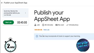 Publish your AppSheet App GSP1030 Easy Solution screenshot 5