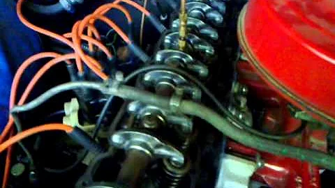 AMC 232/258CID engine running