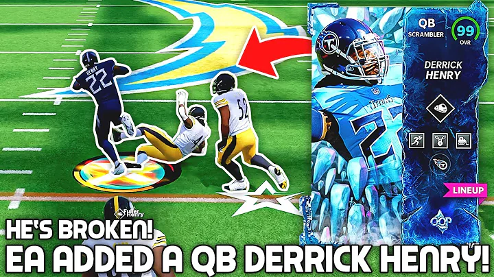 EA Added A QB DERRICK HENRY with INSANE THROWING S...
