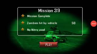 Zombies road kill 3d mission 39 zombies hit by vihichle 50 no nitro used screenshot 4