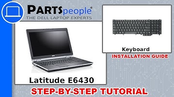 Dell Latitude E6430 (P25G001) Keyboard How-To Video Tutorial