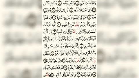 سورة البروج ماهر المعيقلي 85