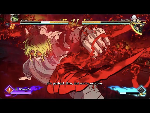 Gyutaro Vs Tengen Uzui Gameplay | Demon Slayer Hinokami Chronicles (4K)