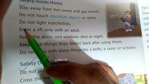 Being Safe- class 1 EVS (part 1)