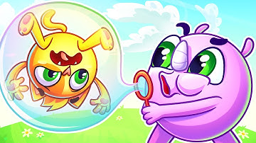 Blowing Bubbles Song 🎈 | Funny Kids Songs 😻🐨🐰🦁 And Nursery Rhymes by Baby Zoo