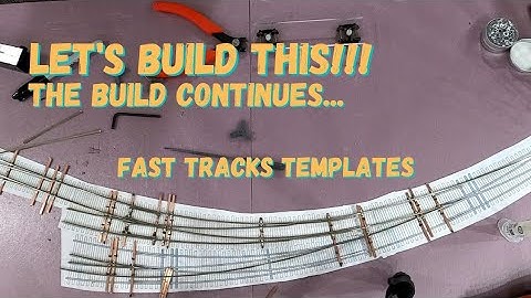 Layout Update - Building the New Staging Yard Ladder - Part 2 Frogs and Smaller Curved Turnout