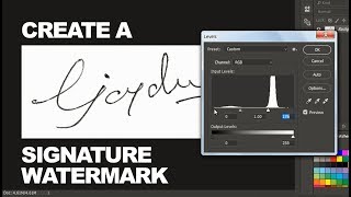 [DIY] Make Your Own Signature Into Watermark In Just 2 Minutes - Photoshopdesire.com